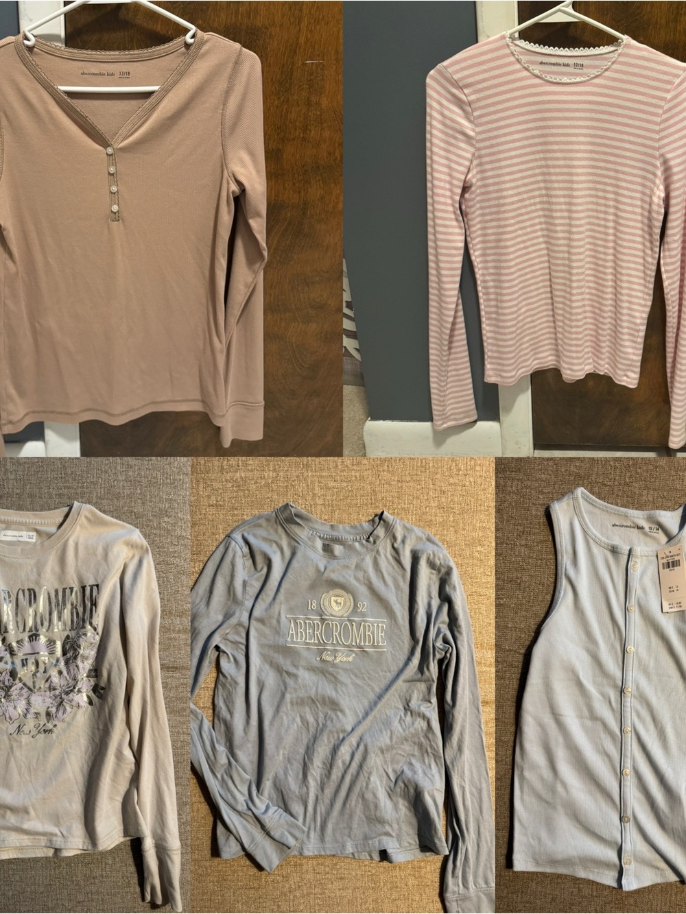 BUNDLE 13/14-17/18 Abercrombie & Fitch Girls' Tops —
